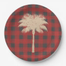 Search for plaid christmas plates Lumberjack