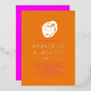 Search for fuschia wedding invitations Orange