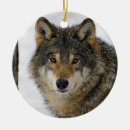Search for wolf christmas tree decorations Snow