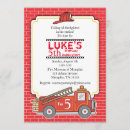 Search for brick invitations Fire truck