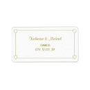 Search for plain white return address labels Classic