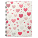 Search for valentines day notebooks Red