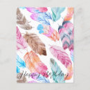 Search for feather pattern cards Colourful