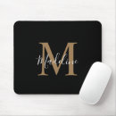 Search for elegant mousepads Black and gold