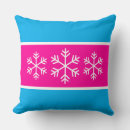 Search for pink snowflake cushions White