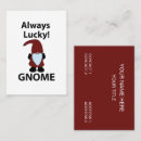 Search for gnome business cards Cute