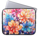 Search for bloom laptop cases Watercolor flowers