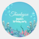 Search for mermaid and sea creatures stickers Beach