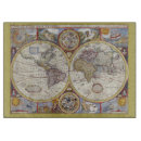 Search for world map chopping boards Vintage