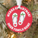 Search for flip flop christmas tree decorations Tropical