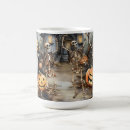 Search for cartoon skeletons mugs Halloween