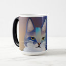Search for cat illustration mugs Blue