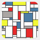 Search for mondrian stickers Abstract