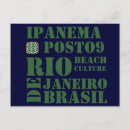 Search for ipanema postcards Brazil