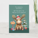 Search for funny moose christmas cards Animal