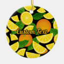 Search for fruit christmas tree decorations Orange
