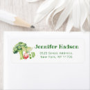 Search for vegetable garden return address labels Watercolor