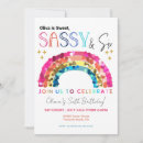 Search for sweet and sassy birthday invitations Girl