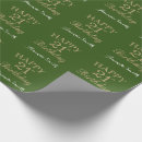 Search for gold and green wrapping paper Happy birthday