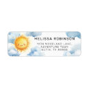 Search for smiling sun return address labels Yellow