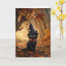 Search for fall season cards Witchy