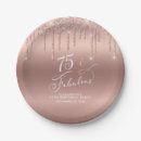 Search for 75th birthday plates Elegant