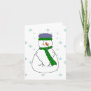 Search for snow man christmas cards Snowing