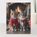 Search for big cat christmas cards Cats