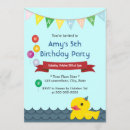 Search for rubber duck birthday invitations Girl