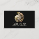 Search for shells business cards Spiral