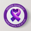 Search for epilepsy awareness badges Purple