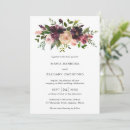 Search for burgundy fall wedding invitations Modern