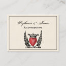 Search for wing chubby business cards Heart
