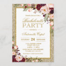 Search for burgundy hens party invitations Glam