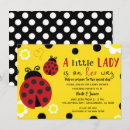 Search for ladybug baby girl shower invitations Whimsical