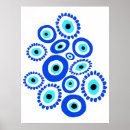 Search for evil eye posters Blue