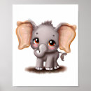 Search for cute baby elephant posters For kids