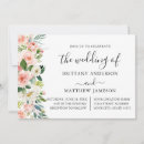 Search for white floral invitations Vintage