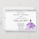 Search for purple dress invitations Silver