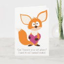 Search for fox valentines day cards Funny