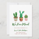 Search for cactus moving announcement cards Modern