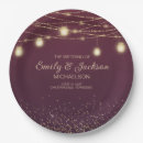 Search for burgundy and gold plates Stylish