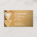 Search for heart shaped business cards Cookies