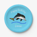 Search for dolphins paper plates Under the sea