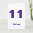 Search for 11 year old birthday cards Eleven