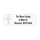 Search for christening return address labels Religion