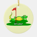 Search for funny golf christmas tree decorations Sport