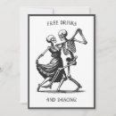 Search for funny skeletons invitations Typography