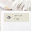 Search for business logo return address labels Modern