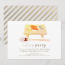 Search for sushi party invitations Modern
